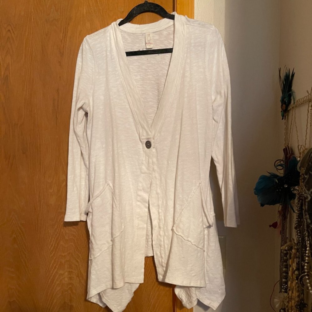 White Chalet Cardigan Like New
